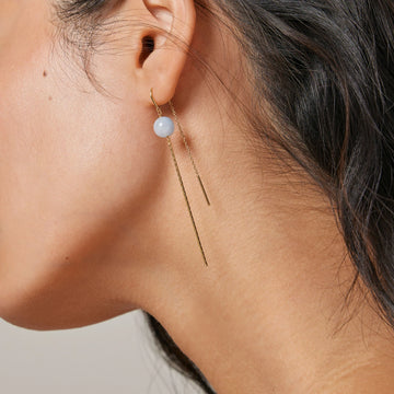 Aga Earring - Light Blue