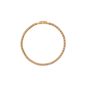 Cup Chain Tennis Bracelet - Light Pink