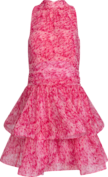 Idun Mini Rose Dress - Pink Rose