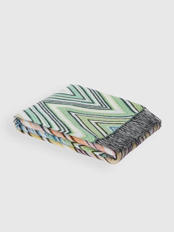 Plume Throw - Green Multi
