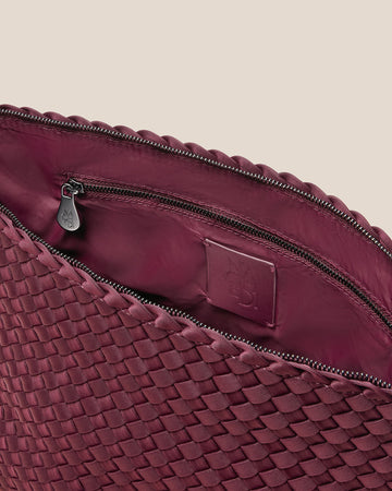 Portofino Large Cosmetic Case - Bordeaux