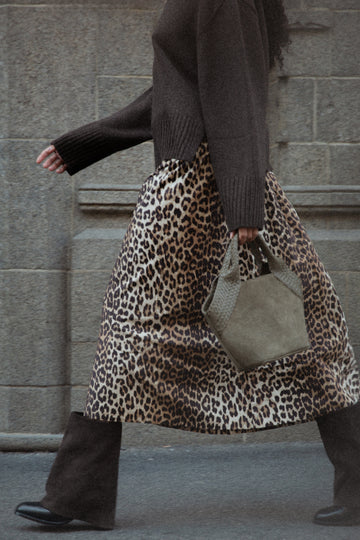 Aura Bag S - Olive Suede