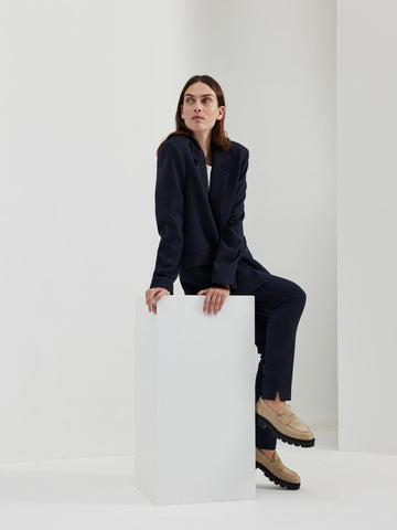 Rita MW Slim Pant - Dark Sapphire