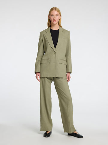 Tania-Rita Ls Relaxed Blazer - Vetiver