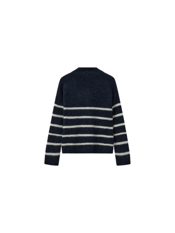 Bryna Thora Stripe Knit - Salute Navy