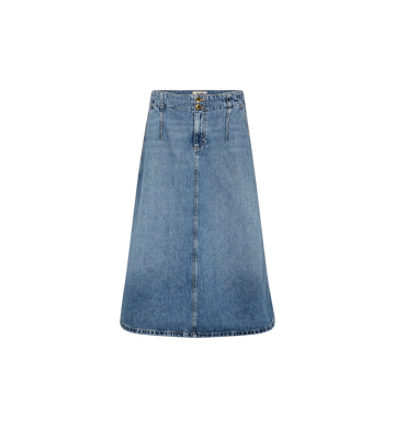Leala Denim Skirt - Mid Blue