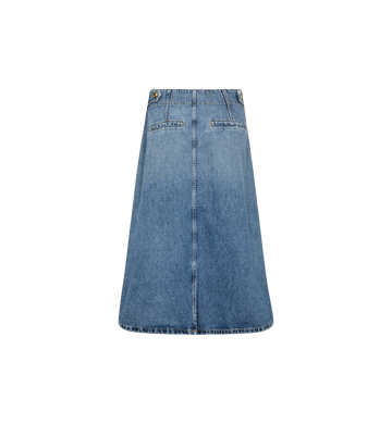 Leala Denim Skirt - Mid Blue