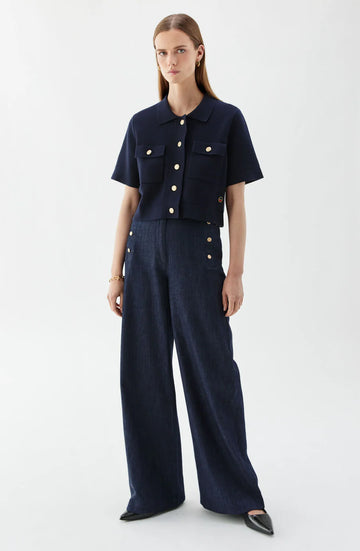 Valery Solid Jacket - Marine