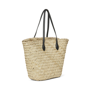 Day Refined Straw Basket - Moonlight Beige