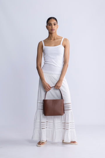 Nappa Fraya Small Bag - Mocha Brown