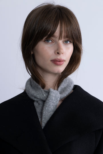Sanor Diamond Scarf - Grey Mel.