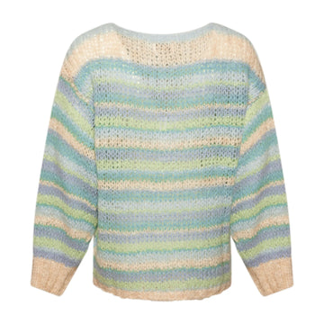 Pool Knit Sweater - Blue/Green Mix