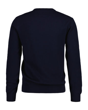 Ctn/Wo C-Neck - Evening Blue