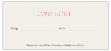 Gavekort Med Konvolutt - Opptil 10 000 kr