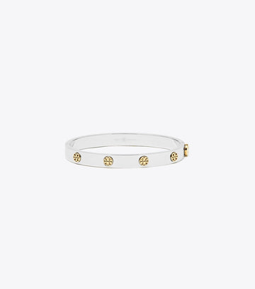 Miller Stud Hinge Bracelet - Tory Silver/Tory Gold