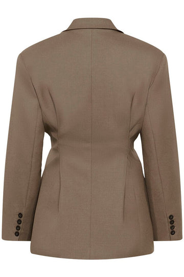 Gzpaula Waist Blazer - Dark Timberwolf Melange