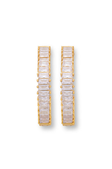 Baguette Hoops - Clear
