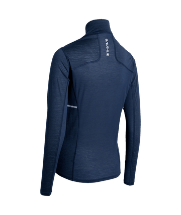 Performance Wool Half Zip - Navy