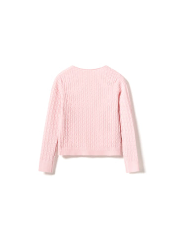 N-Laliah Knit Cardigan - Baby Pink