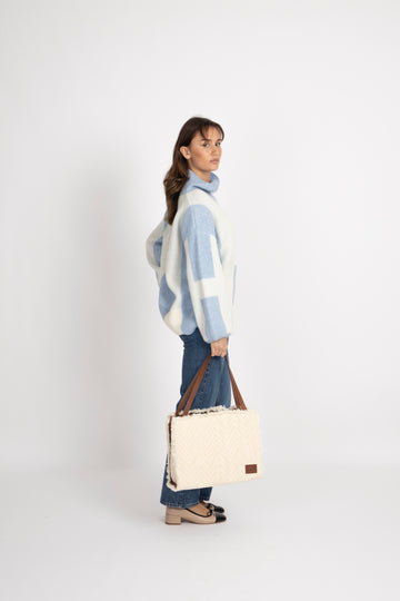 Tote Medium - Jacquard Nat/Bruciato