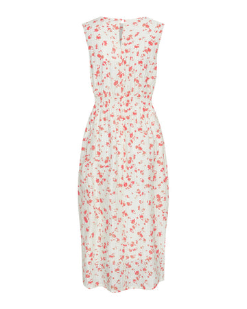 Falisha Sl Dress Aop - Rose Red Flower