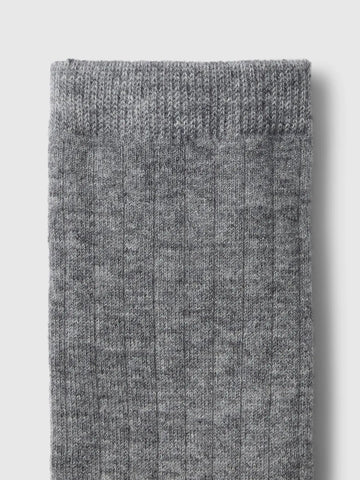 Bobby 2-Pack Wool Blend Sock - Medium Grey Melange