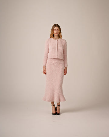 Knit Jacket - Dusty Pink