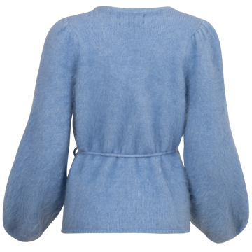 Fredrikke Chunky Cardigan - Dusty Blue