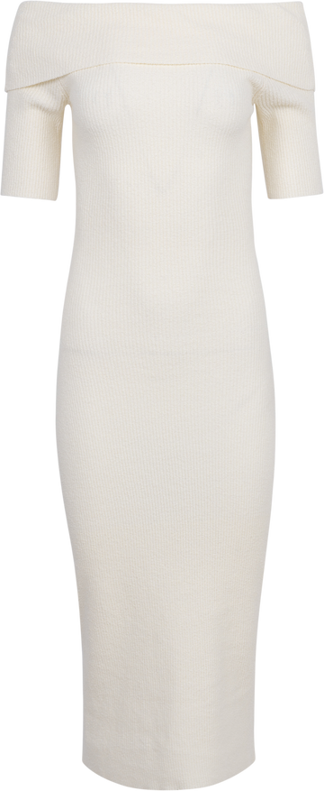 Iris Knit Dress - Creme