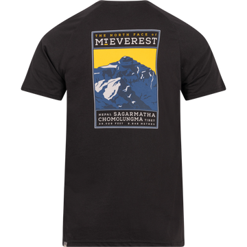 M S/S North Faces Tee - Black/Summit Gold