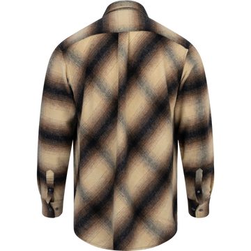 Nico Bias Flannel Shirt - Cream