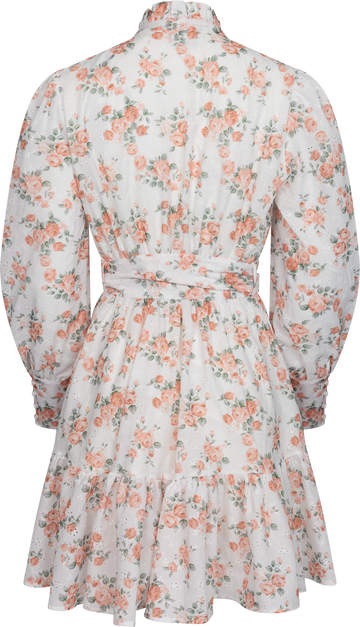 Liv B Rose Anglais Dress - Coral