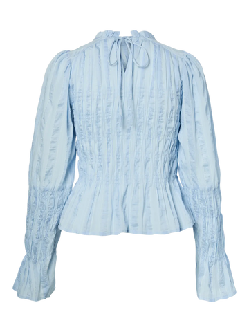 Yasrava Ls Smock Top S. - Skyway Star White