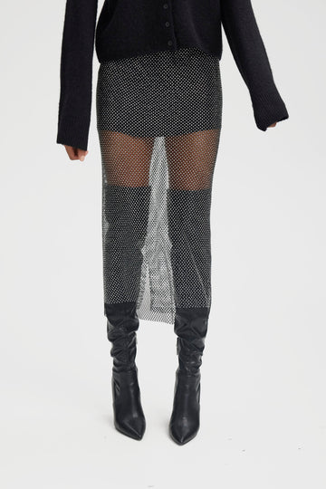 YadeGZ Hw Skirt - Silver Glitter