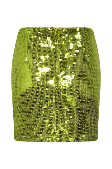 TullaGZ MW Mini Skirt - Split Pea