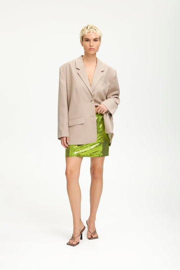 TullaGZ MW Mini Skirt - Split Pea