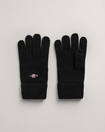Shield Wool Gloves - Black