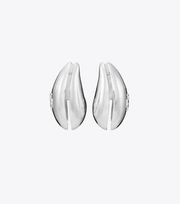 Wave Earrings - Light Silver