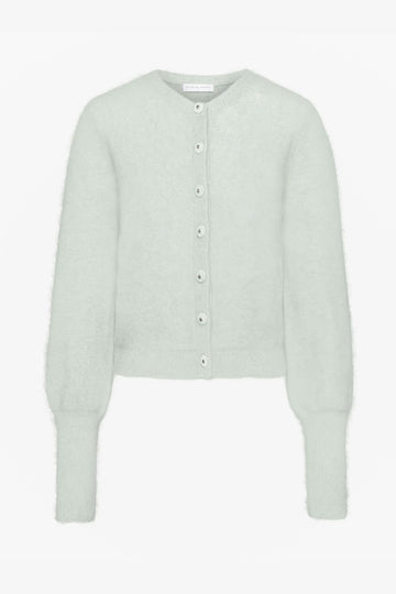 Mohair Petit Cardigan - Feather Green