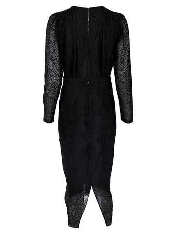 Paloma Dot Dress - Black