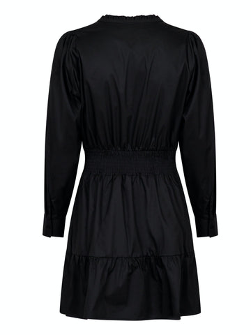 Yvette Poplin Dress - Black