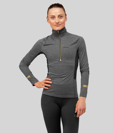 Aerial Woolmix Half Zip 2.0 - Black