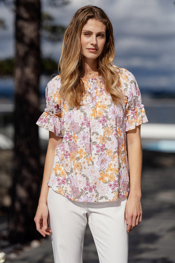 Nora Blouse - Lavender