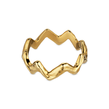 Heartbeat Ring - Gold Plated