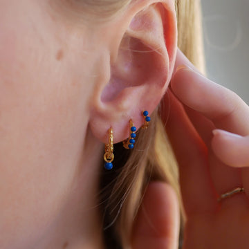 Belle Hoops - Navy Blue