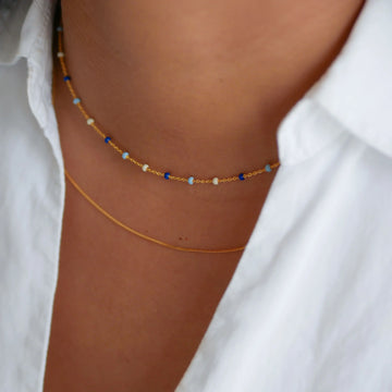 Naomi Necklace - 925S/GP