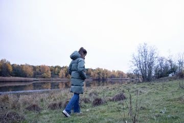Pollux Down Coat - Tea Leaf