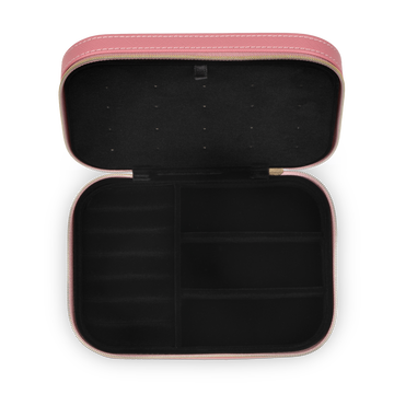 Day Saffiano Zip Box - Slate Rose