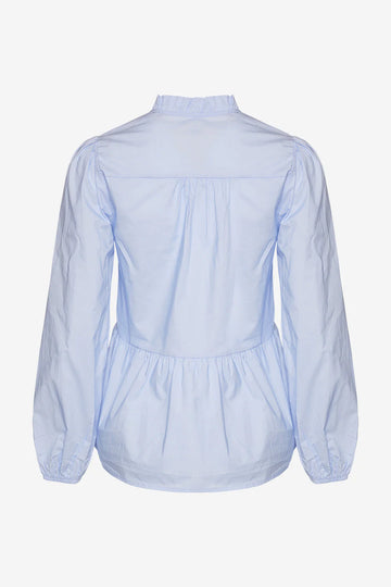 Matti Blouse - Light Blue Stripe