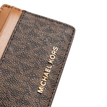 Logo Card Case - Brown